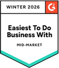 G2 Inverno 2026: mais fácil de fazer negócios (mid-market)