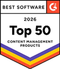 G2 Top 50 software de gestão de conteúdo 2026